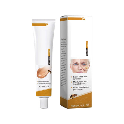Nomilora Facial Care Cream in a tube with a box, hydrating and rejuvenating skin care for youthful appearance.